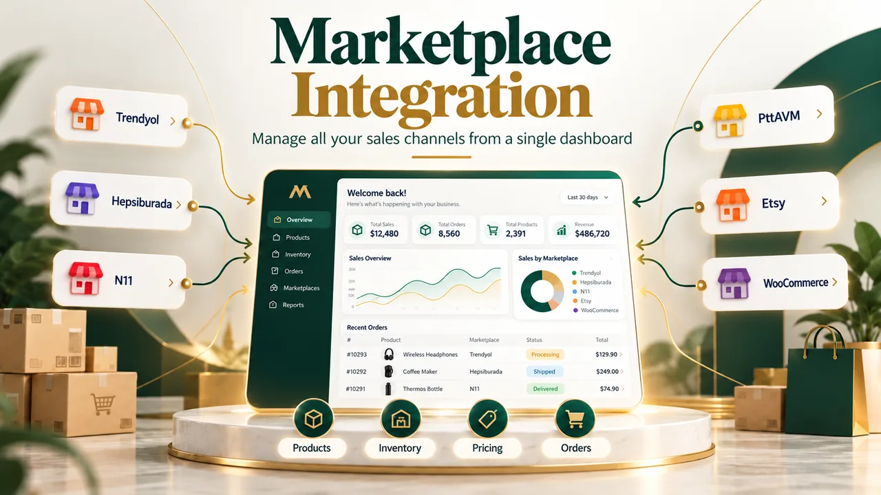 Marketplace Integration Software to Manage Every Sales Channel from One Hub