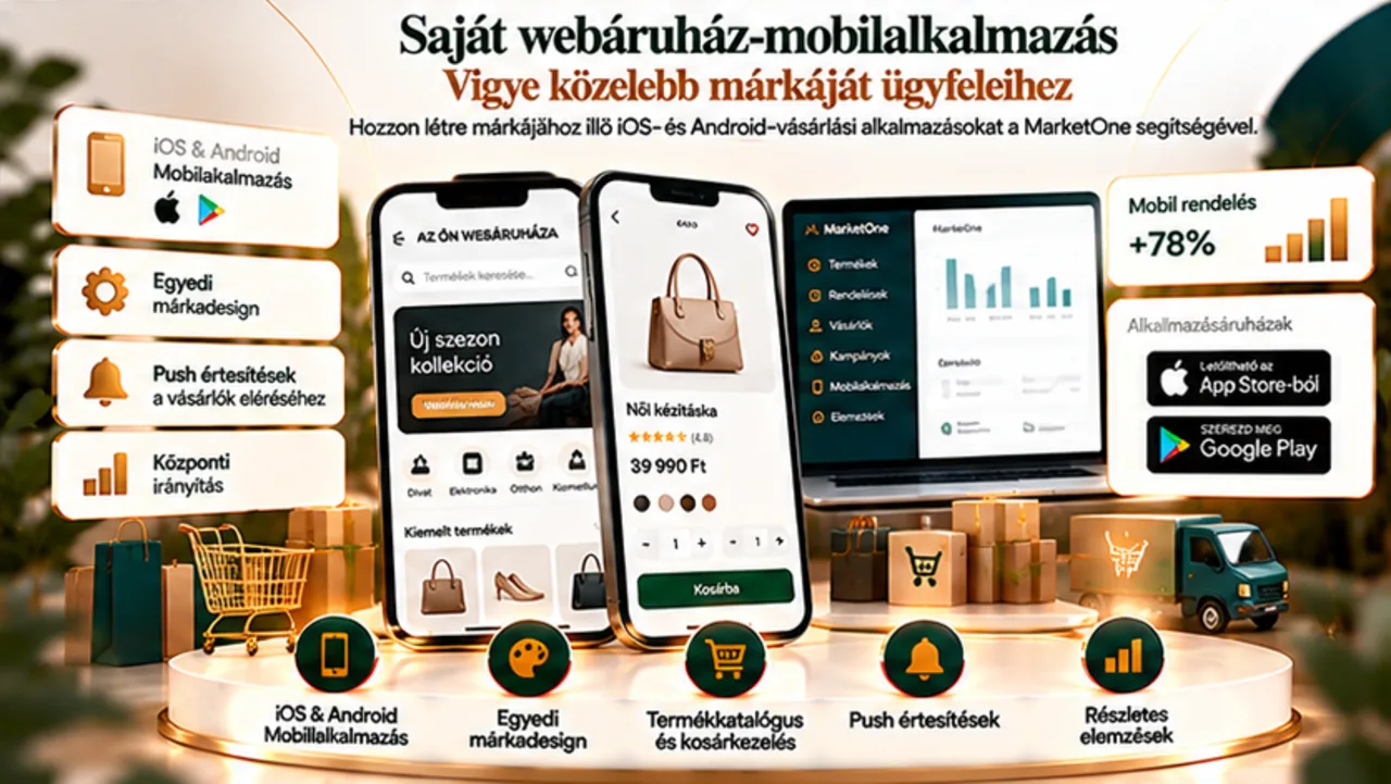 Saját webáruház-mobilalkalmazás iOS és Android rendszerre
