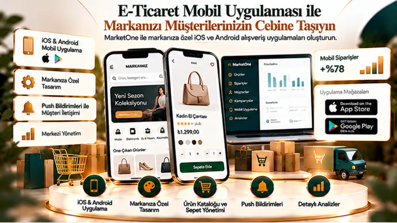 E-Ticaret Mobil Uygulaması ile Markanızı Müşterilerinizin Cebine Taşıyın