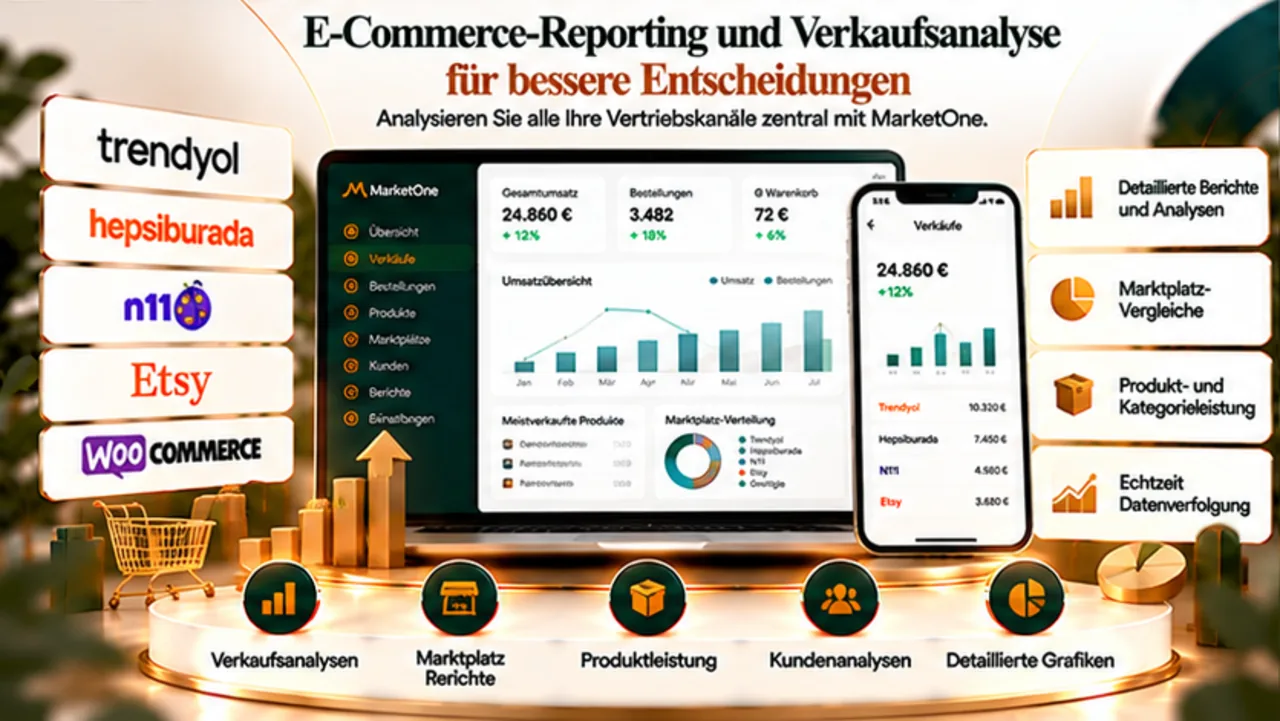 E-Commerce-Reporting und Verkaufsanalyse für bessere Entscheidungen