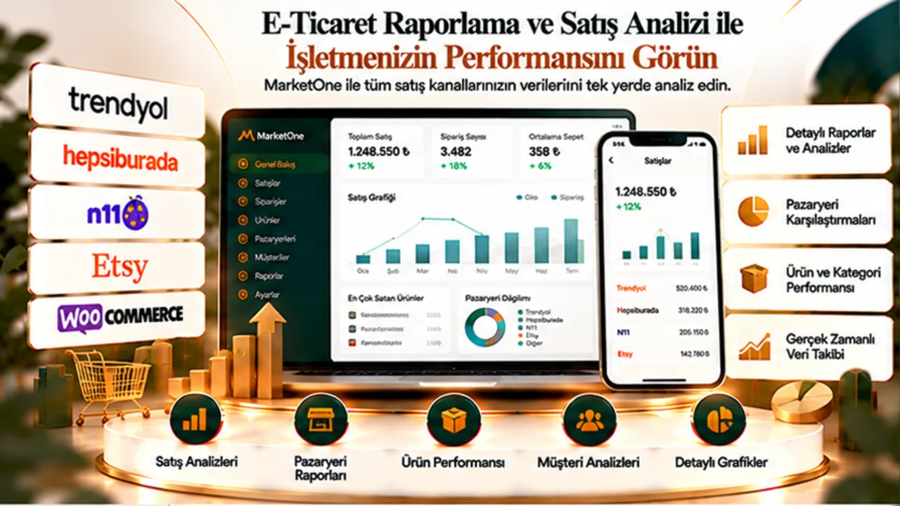 E-Ticaret Raporlama ve Satış Analizi ile İşletmenizin Performansını Görün