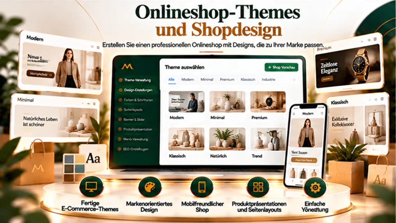 Onlineshop-Themes und Shopdesign für Ihre Marke