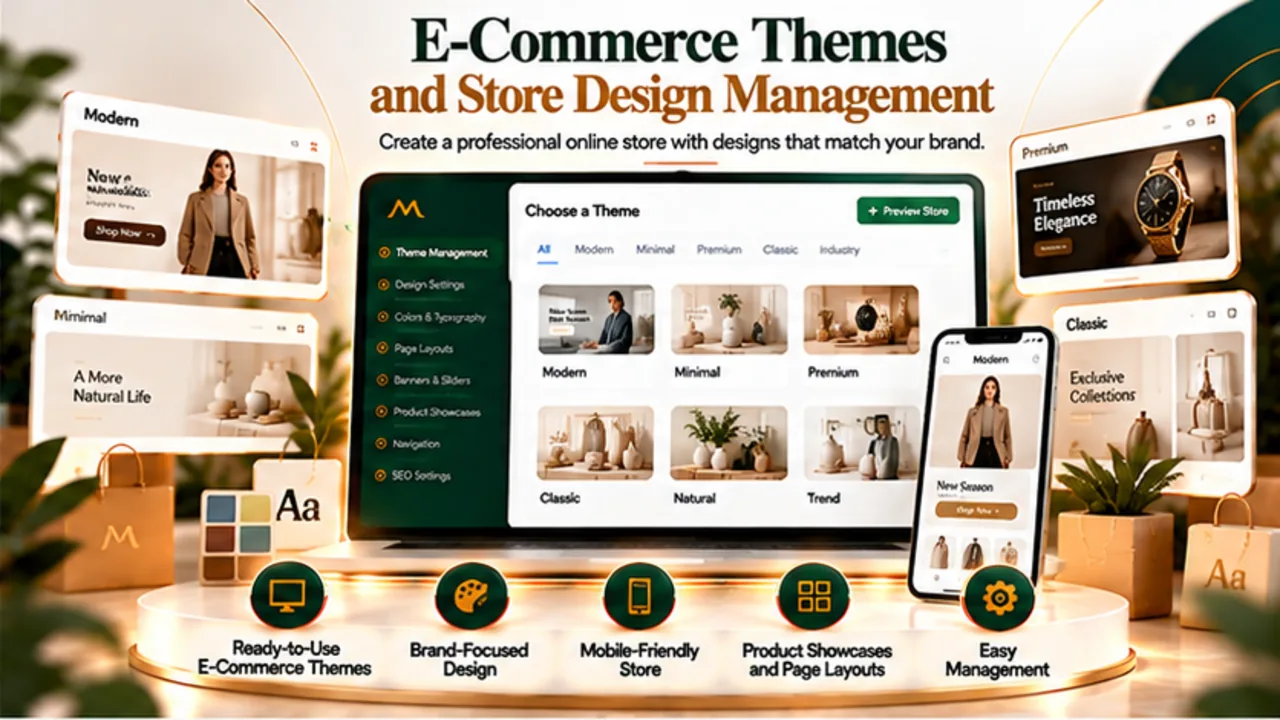Create a Branded Online Store with E-Commerce Themes