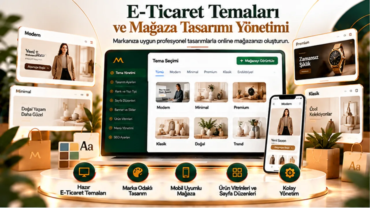 E-Ticaret Temaları ve Mağaza Tasarımı ile Markanızı Öne Çıkarın