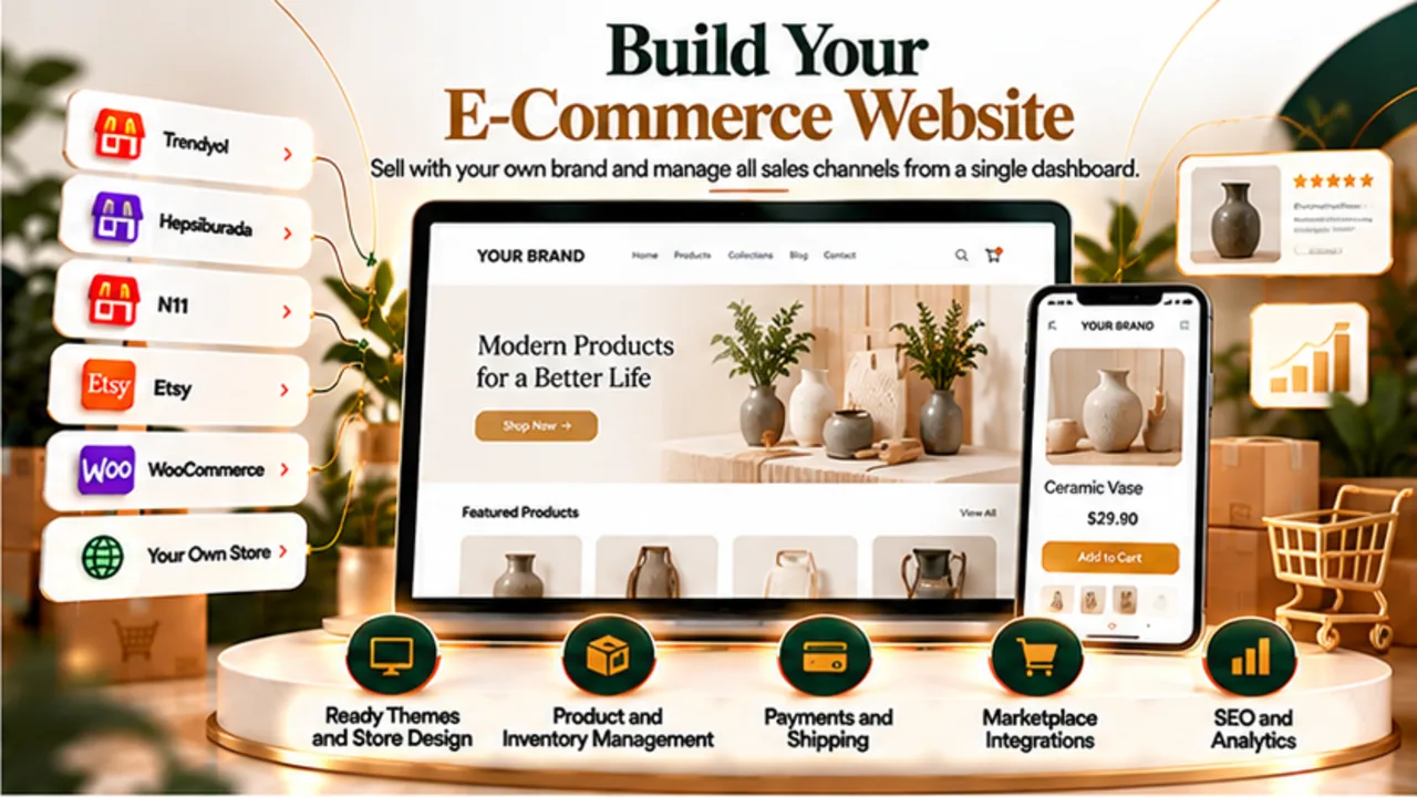 Build and Manage Your Own E-Commerce Website with MarketOne