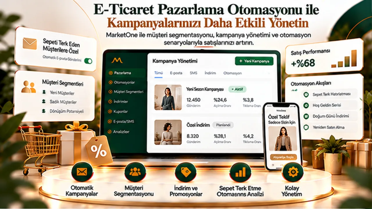 E-Ticaret Pazarlama Otomasyonu ile Kampanyalarınızı Daha Etkili Yönetin