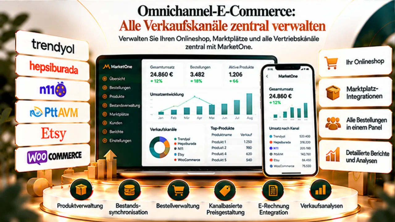 Omnichannel-E-Commerce: Alle Verkaufskanäle zentral verwalten