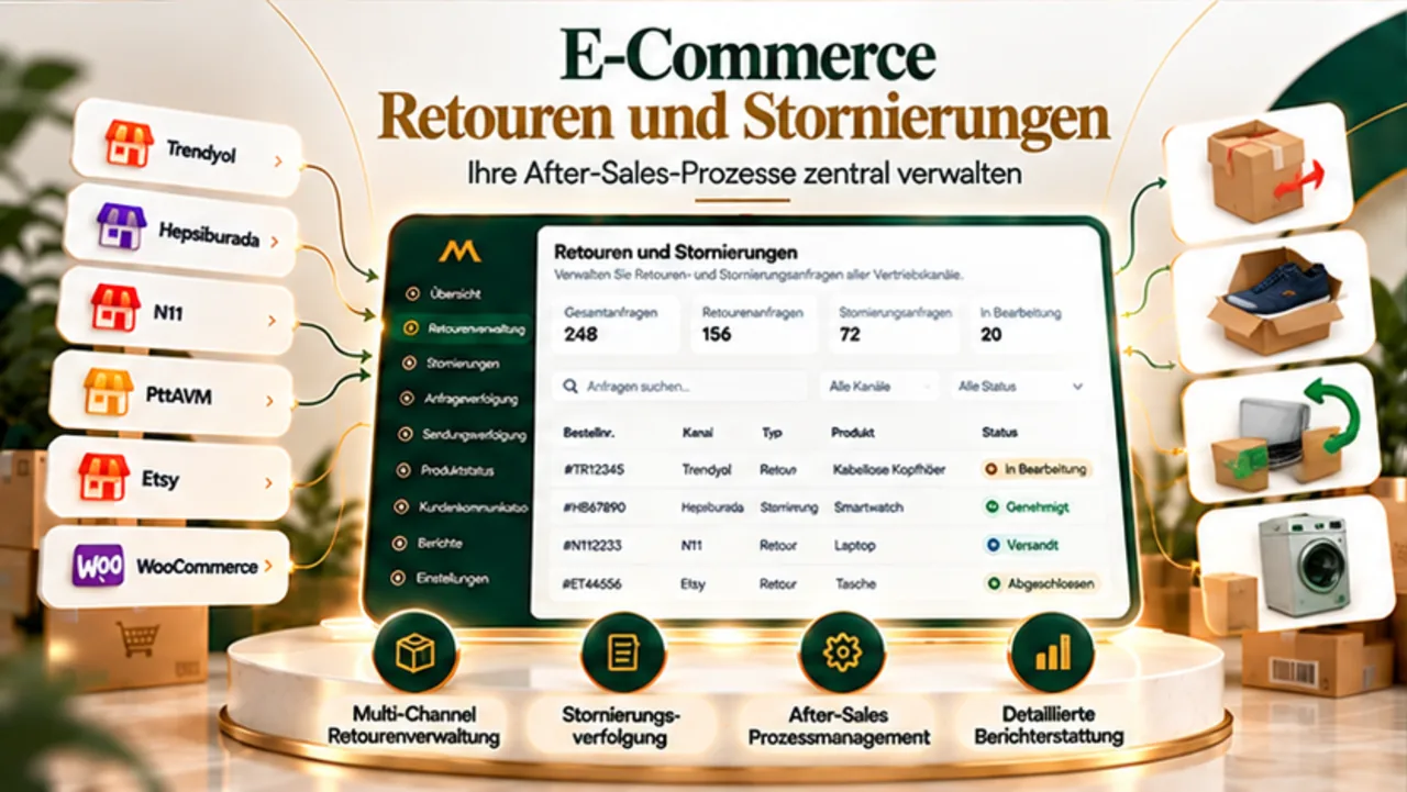 E-Commerce-Retouren und Stornierungen zentral verwalten