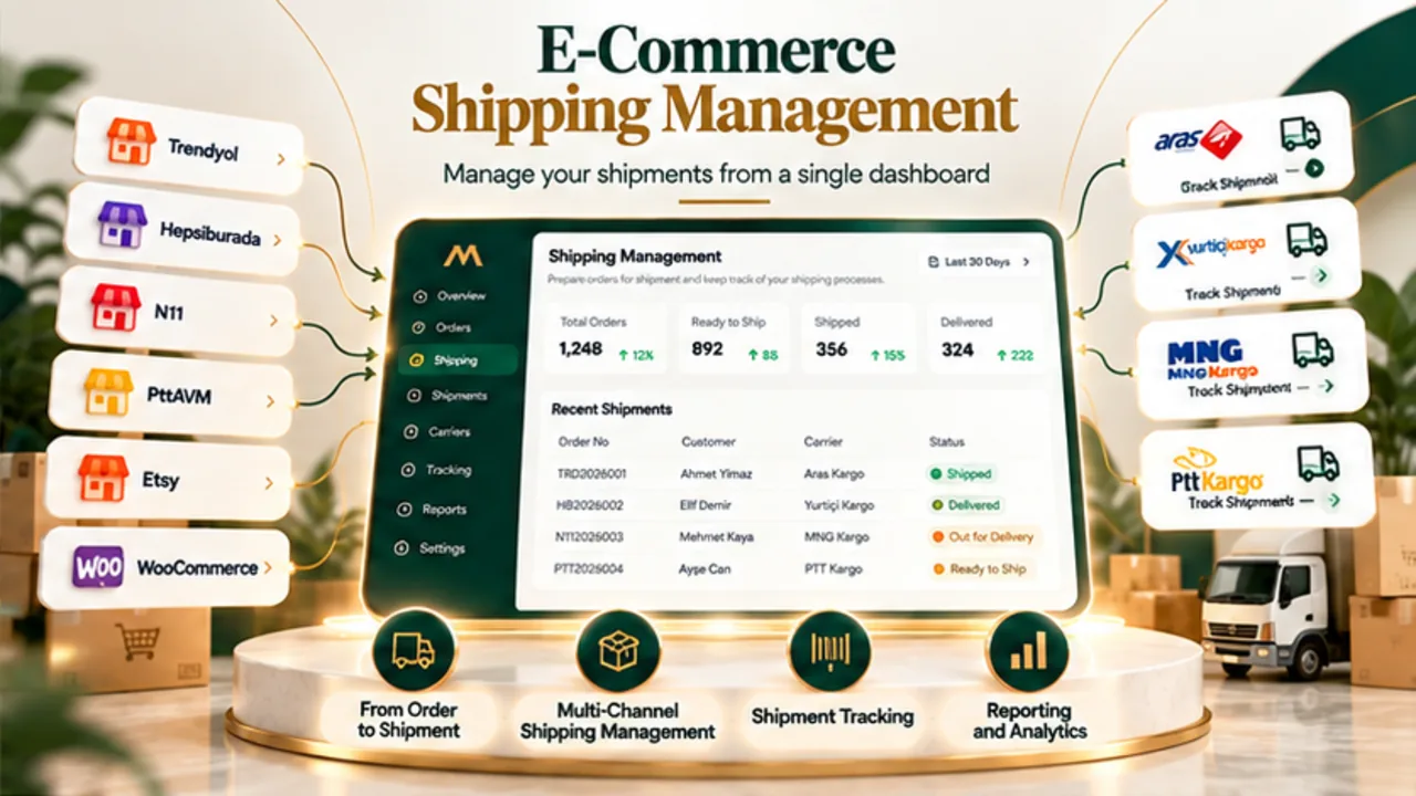 Manage E-Commerce Shipping from One Dashboard