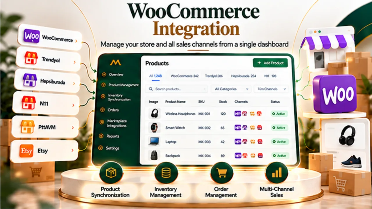 Connect WooCommerce and Manage Sales Channels in One Dashboard