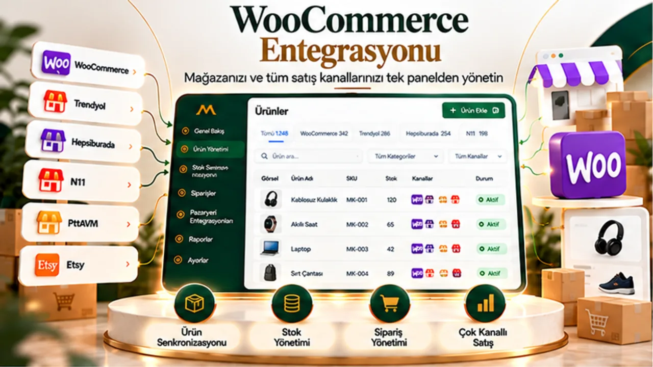 WooCommerce Entegrasyonu ile Mağazanızı Tek Panelden Yönetin